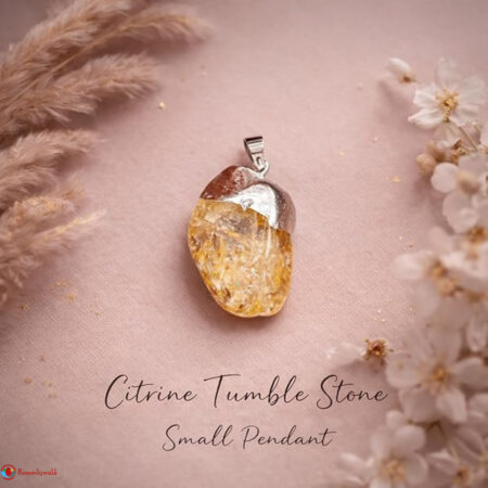 Citrine Tumble Stone Small Pendant