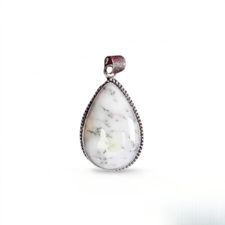 Dendritic Opal Oval Shape Pendant