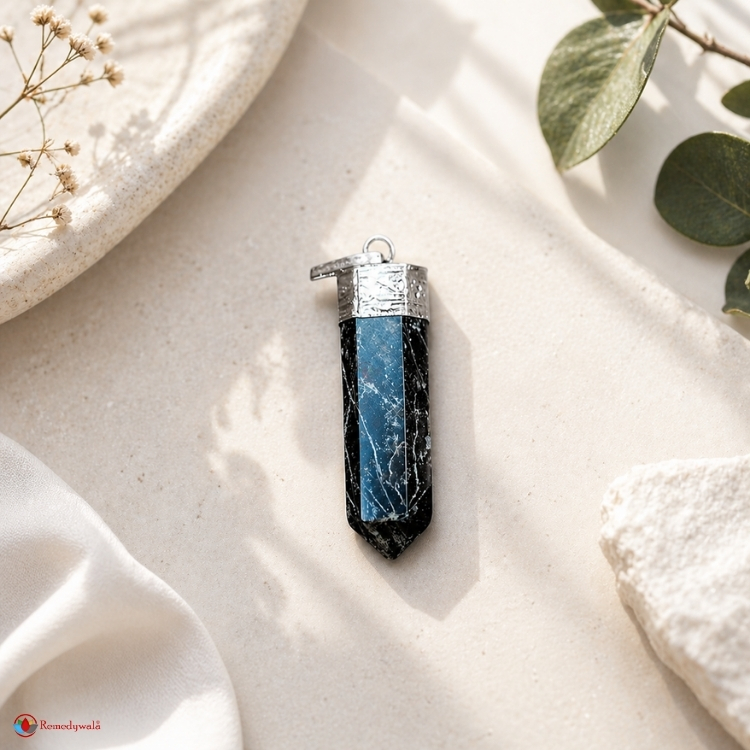 Garnet Pencil Pendant