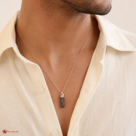 Garnet Pencil Pendant
