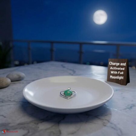 Green Aventurine Heart Shape Frame Pendant