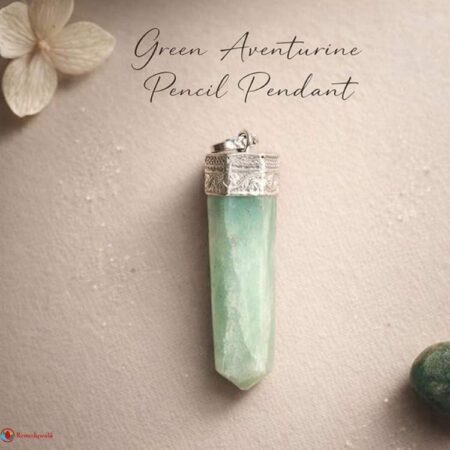 Green Aventurine Pencil Pendant