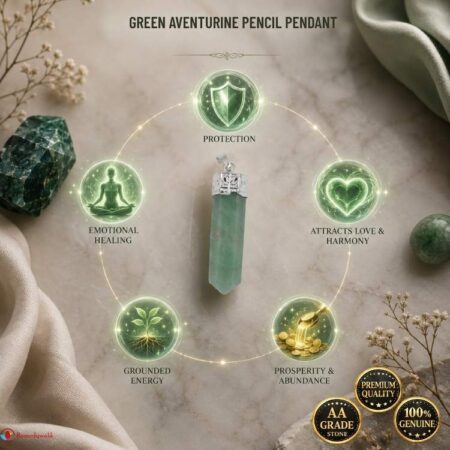 Green Aventurine Pencil Pendant