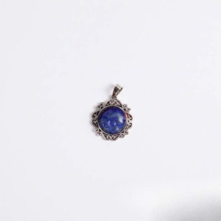 Lapis Lazuli Round Shape Royal Pendant
