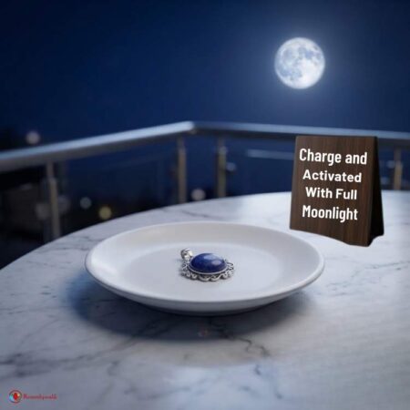 Lapis Lazuli Round Shape Royal Pendant