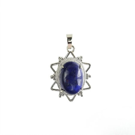 Lapis Lazuli Star Frame Pendant