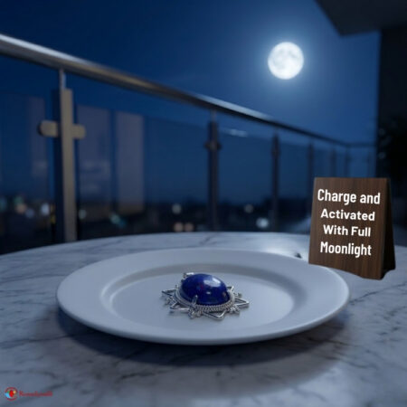 Lapis Lazuli Star Frame Pendant