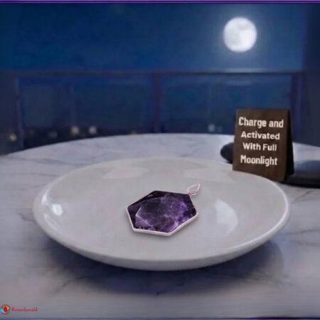 Lepidolite David Star Shape Frame Pendant