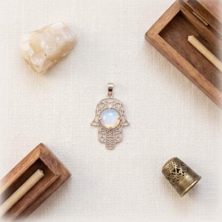 Opalite Humsa Pendant