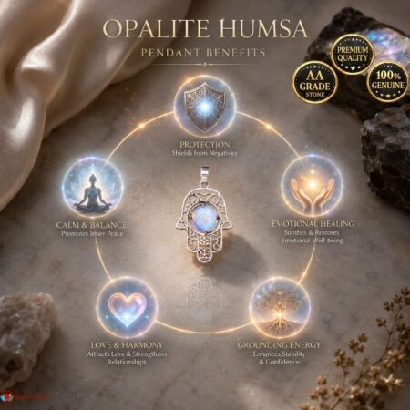 Opalite Humsa Pendant