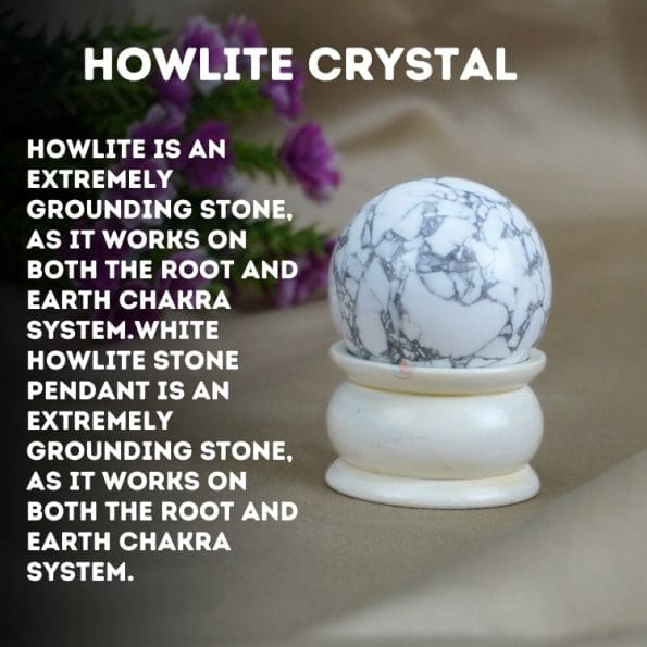 White Howlite Sphere Ball