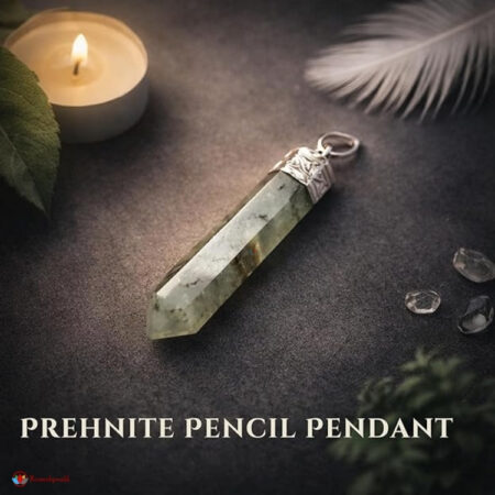 Prehnite Pencil Pendant