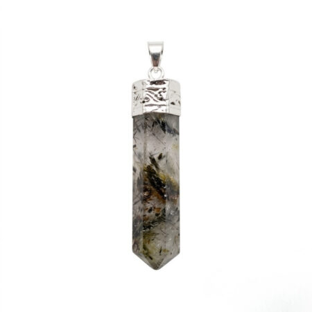 Prehnite Pencil Pendant