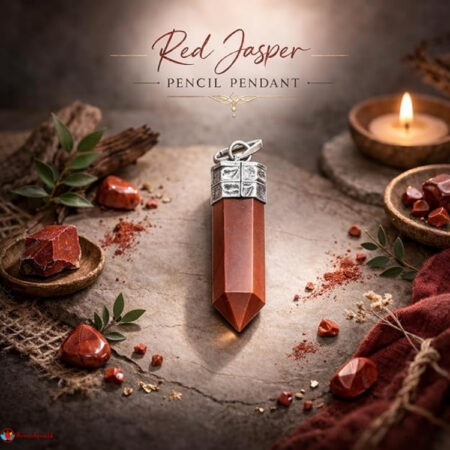 Red Jasper Pencil Pendant