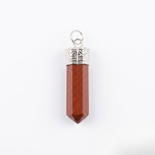 Red Jasper Pencil Pendant