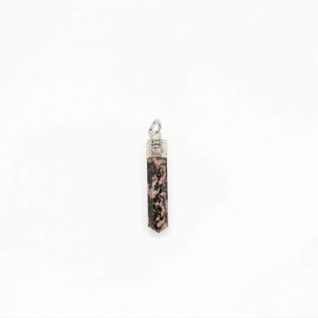 Rhodonite Pencil Pendant