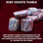 Ruby Zoisite Tumble Stones