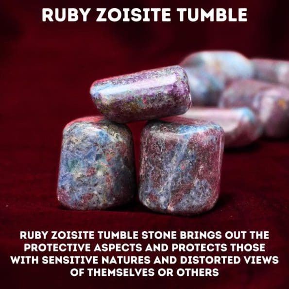 Ruby Zoisite Tumble Stones