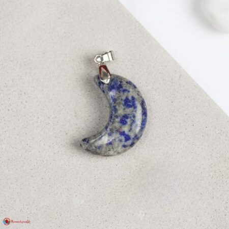 Sodalite Half Moon Pendant