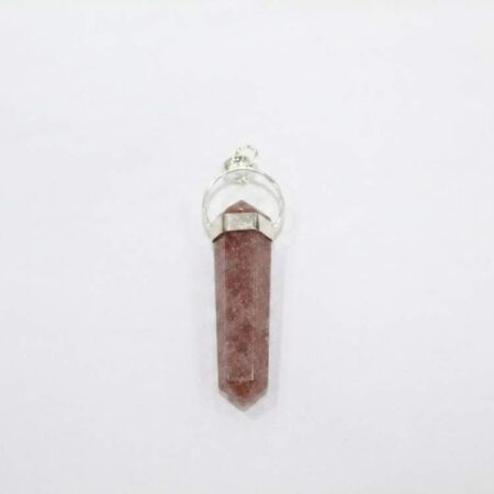 Strawberry Quartz Double Terminated Pendant