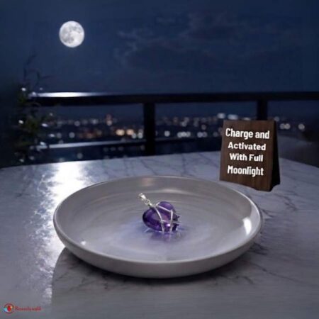 Amethyst Small Heart Pendant