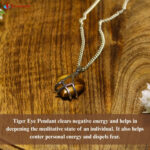 Tiger Eye Small Heart Pendant