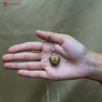 Tiger Eye Small Heart Pendant