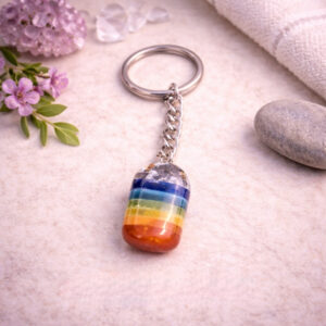 7 Chakra Tumble Key Chain