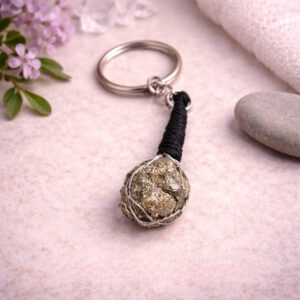 Golden Pyrite Key Chain