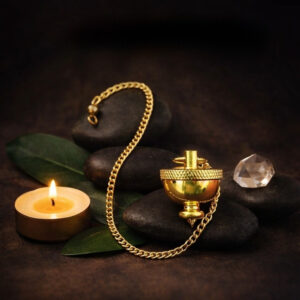 Golden Metal Arrow Ball Pendulum