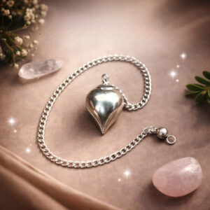 Silver Metal Round Cone Pendulum