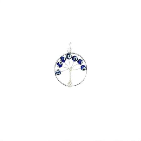 Evil Eye Tree of Life Pendant