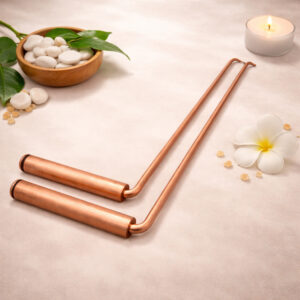 Heavy Duty Premium Copper Dowsing L Rod Pair for Vastu