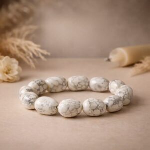 White Howlite Tumble Bracelet