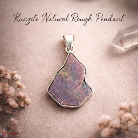 Kunzite Natural Rough Pendant