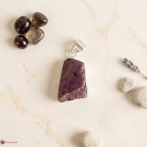 Kunzite Natural Rough Pendant