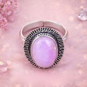 Kunzite Stone Ring