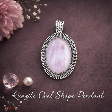 Kunzite Oval Shape Pendant
