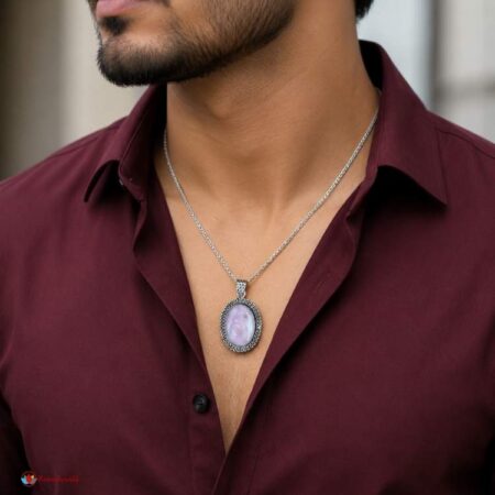 Kunzite Oval Shape Pendant