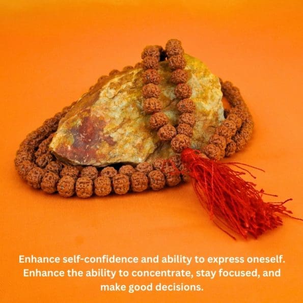 5 Mukhi Pathri Rudraksha Mala