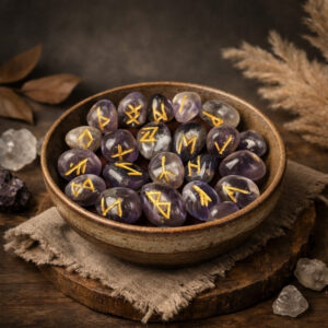 Crystal Rune Tumble Stone Set 25 pcs