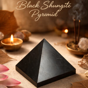 Black Shungite Pyramid