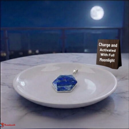 Lapis Lazuli David Star Shape Frame Pendant