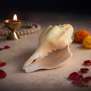 Blowing Shankh Conch Shell for Pooja