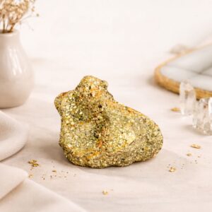 Golden Pyrite High Quality Rough Cluster - (400 to 500 Grams)