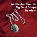 Multicolor Fluorite Pendant