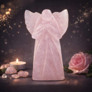 Rose Quartz Crystal Angel
