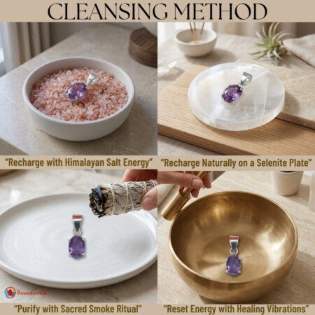 Amethyst Diamond Cut Pendant