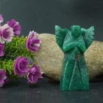 Dark Green Aventurine Crystal Angel (1)