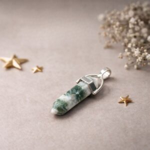 Tree agate Pencil Pendant